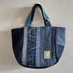m456ラウンドbag(デニムパッチ)
