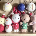 羊毛フェルト★クリスマスオーナメント８個★13