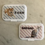 ＊切りぬき全身Ver＊おしりふきのふた＊ローマ字/名前入り/オーダーメイド/ビタット/Bitatto/ウエットティッシュ/うちの子グッズ
