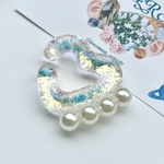 【受注制作】( 制作期間7日 )HEART bomb earcuff  ( Sparkling Heart )  // 片耳用(右耳)