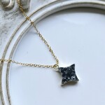 ドゥルージーアゲート(ブラック)のペンダントトップ✩.*˚天然石