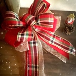 再入荷！　クリスマス　リボン飾り　ツリートップ　クリスマスツリー　クリスマスリース　リボン