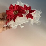 クリスマスカチューシャ(ポインセチア)