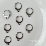 【4個】304 ピアス　カン付き　シルバー