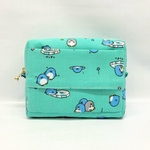 【sale】【売約済み】ポケットティッシュケース付き　スクエアポーチ　ペンギン