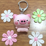 送料無料☆ぶたさんキーホルダー