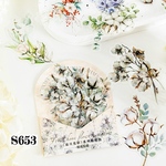 ★SALE★送料無料【S653コラージュ素材】海外PETシール　植物　ジャンクジャーナル　おすそ分け　バレット