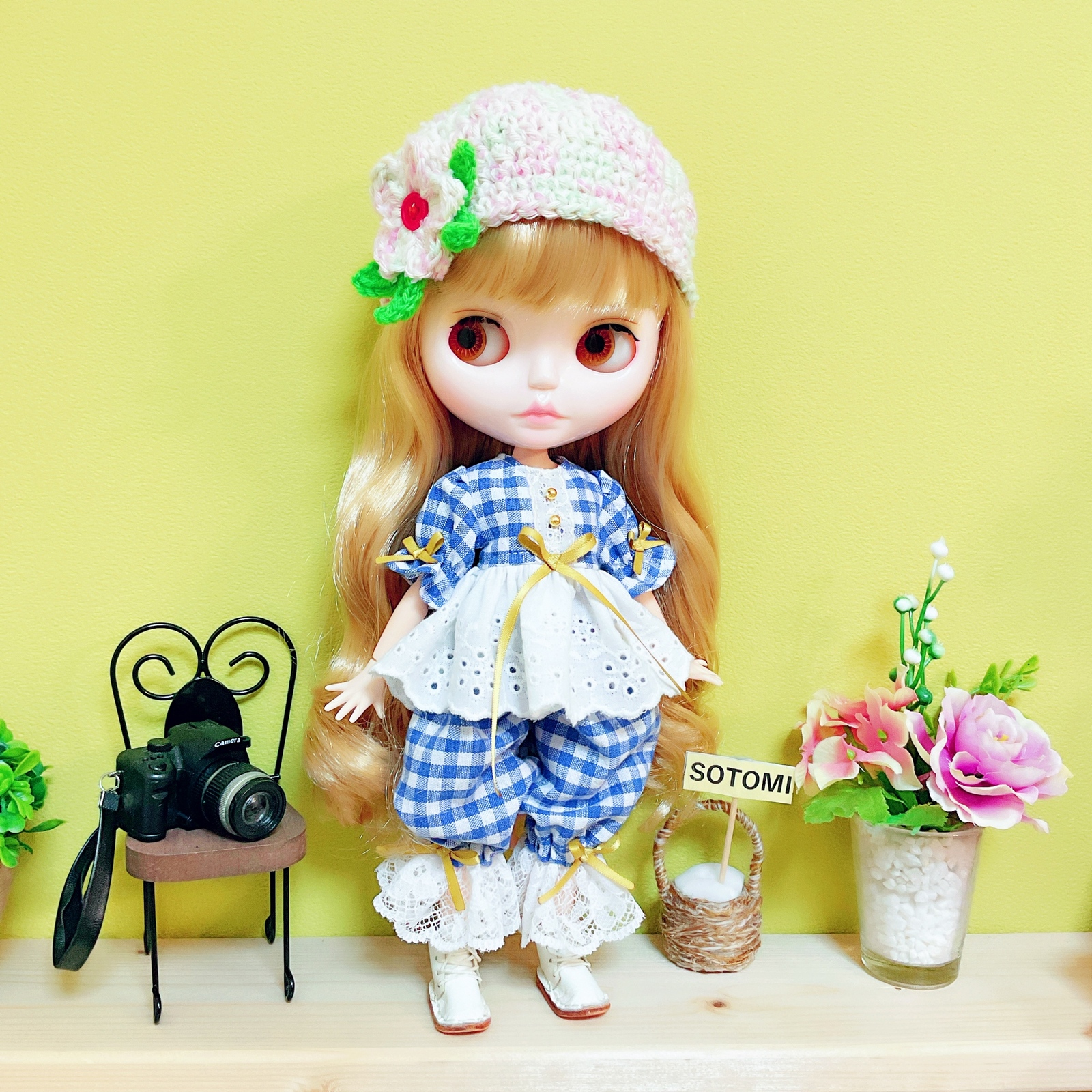 アヒルのお面　ミディブライス アウトフィット　編みぐるみ　ブライス ブライス公式サイト | blythedoll.com