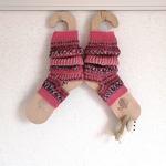 踵あきレッグウォーマー 【Sweet & Spicy】heel-less leg warmers