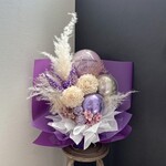 luxury purple "鶴" arrange