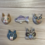 犬　猫　魚　箸置き