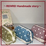 在庫一掃セール！新作！送料無料！ぱっくりポーチ☆水玉☆3色展開