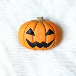 ハロウィンカボチャ　ブローチ
