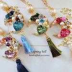 【再販❤】バックチャーム   heart & moon
