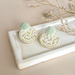 【 uroko 】ピアス・イヤリング_ kusumi mint