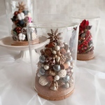 ガラスドームのクリスマスツリーB