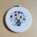 刺繍フレーム　秋桜