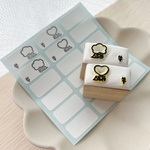 【税込はんこ】ハート　花　単品