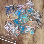 びわこザメプラモデル風　アクリルキーホルダー