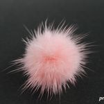 ♡再販×2♡【6個セット】ミンクファー 半円型 ベビーピンク