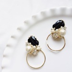 BK bijou circle*earrings*
