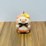 羊毛フェルト　小さなファンシーこぶたちゃん
