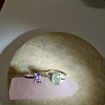 こえびちゃん様御予約分です　カイヤナイト＆アイオライト｡⁠◕⁠‿⁠◕⁠｡リング