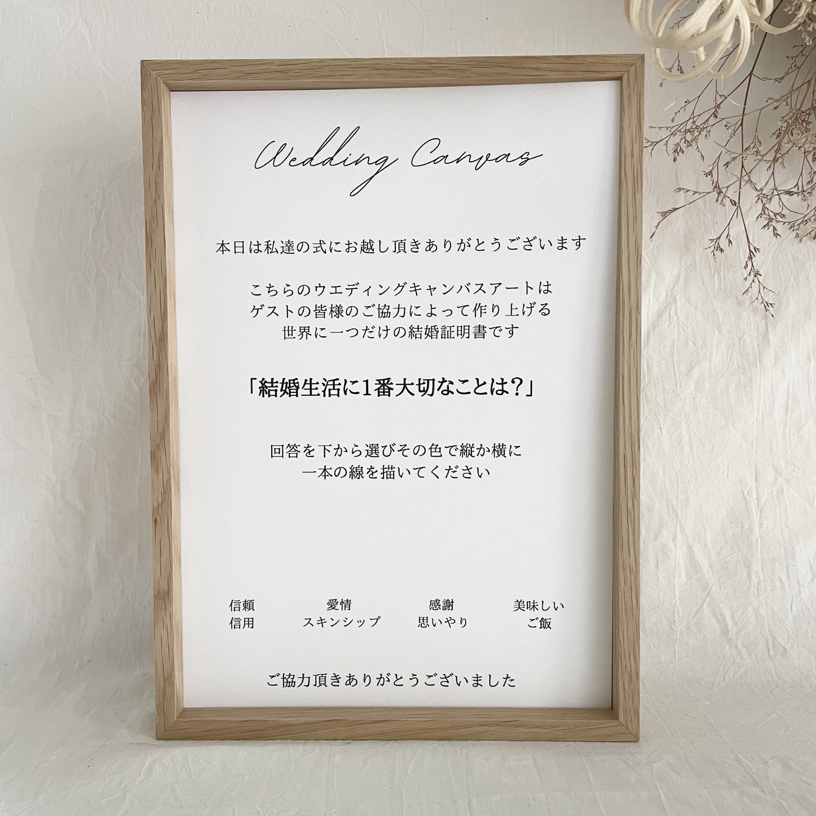 ウエディングキャンバス 説明書 ウエディングキャンパス説明書