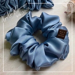 Special price【mulberry silk♡100％シュシュ】color : blue