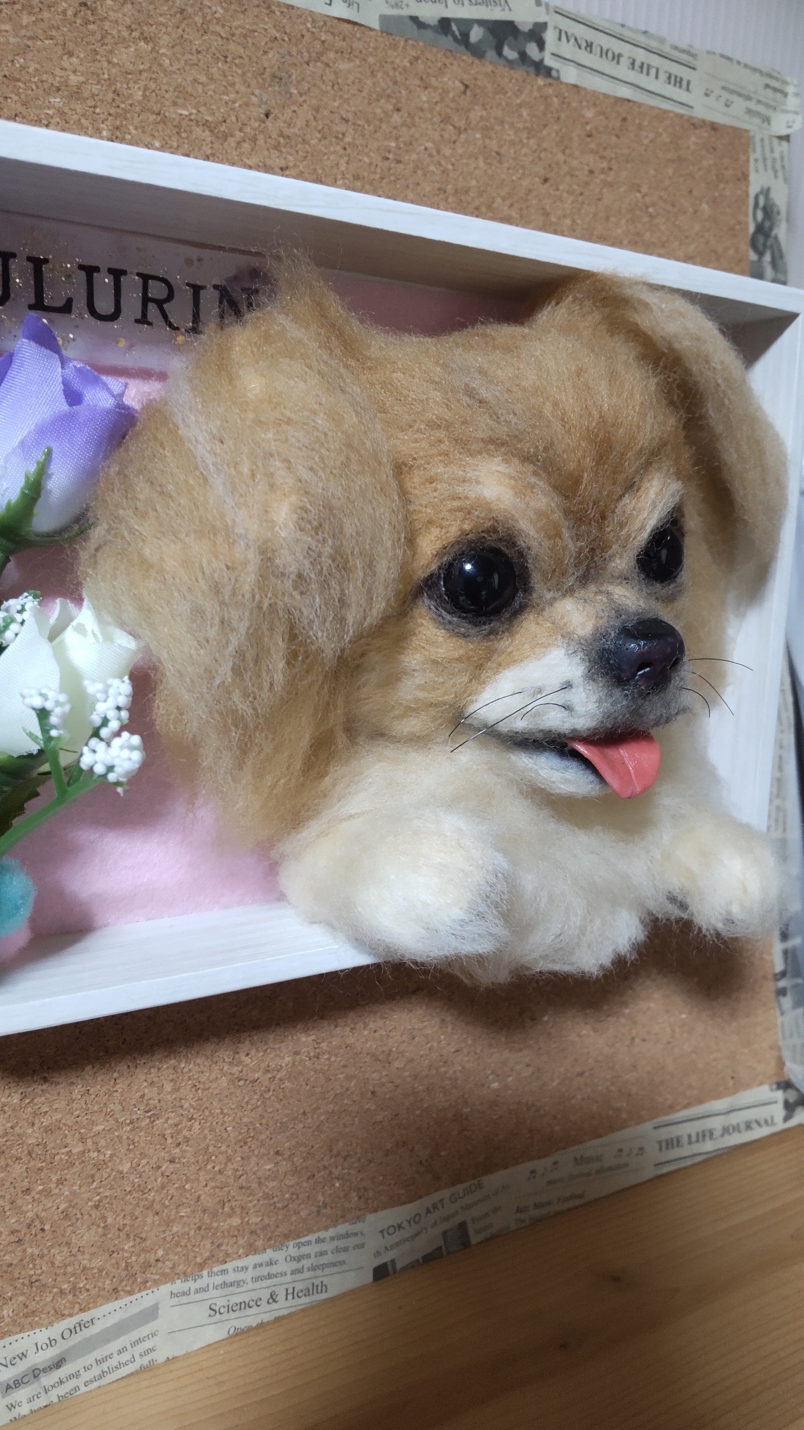 ramoページ❣️羊毛フェルトオーダー犬オーダーブローチ 羊毛フェルトオーダー愛犬ブローチ ハンドメイド犬雑貨