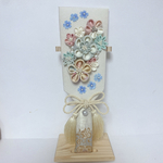 正絹　つまみ細工　羽子板　初正月　初節句　ハンドメイド　送料無料
