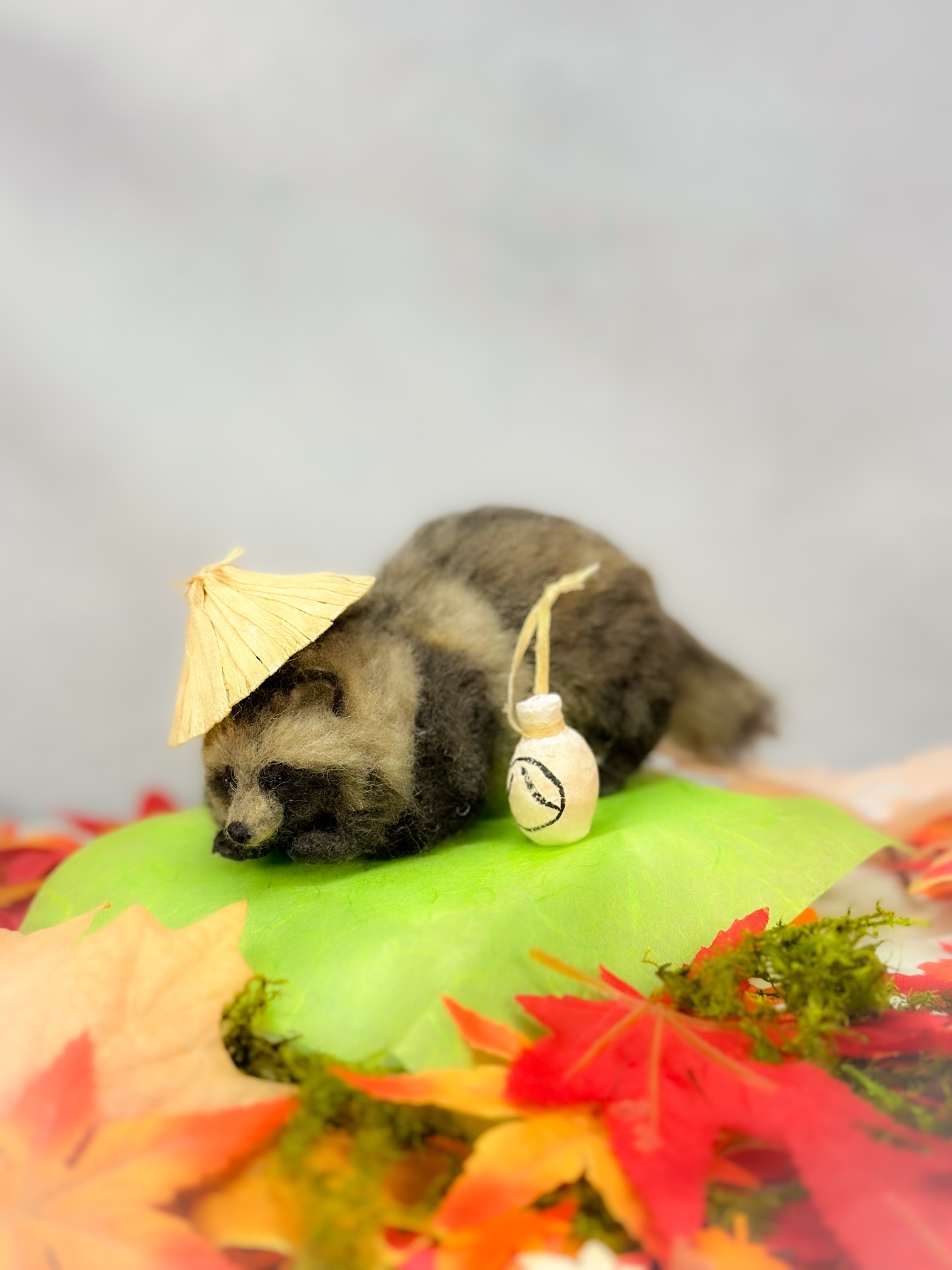 羊毛フェルト チーターの子ども - Black Sheep Needle Felting