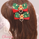 《雑誌掲載》🎄プチトイボックス♡ヘアクリップ♡ロリータ メイド コンカフェ コスプレ プレゼント アイドル 推し活 ヲタ活 ヘアメ クリスマス Xmas 緑 赤 イベント 可愛い