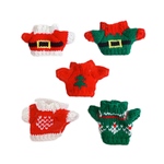 10cmぬいぐるみ用 着せ替え服 ぬい服 ちびぬい服 セーター クリスマス 5種