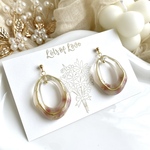 《ｲﾔｰｱｸｾｻﾘｰ》レジンアクセサリー　ピアス　イヤリング　ドライフラワー