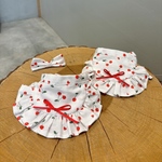 cherry ribbon bib/犬用ビブ