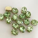 《増量18こ入り》A級・6×8mmオーバル・ペリドット