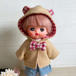 【メルちゃん】くまちゃんのショート丈フリースコート