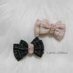 犬リボン🎀ツイードリボン②