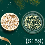 【S159】メリークリスマス-16　シーリングスタンプ　2.5㎝　ヘッドのみ
