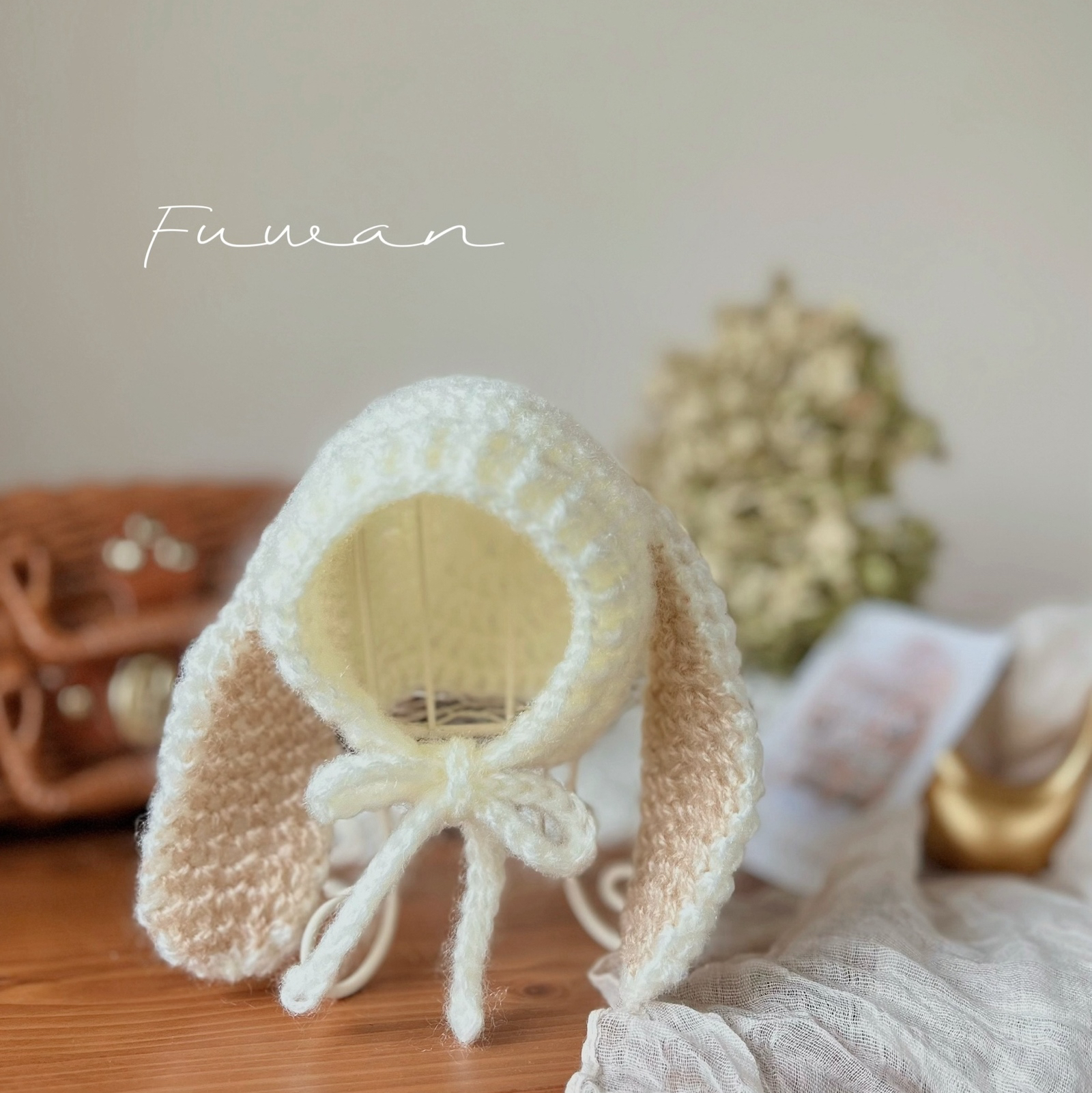 犬猫用 うさ耳 帽子 ボンネット ニット帽 - Fuwan | minne byGMOペパボ 
