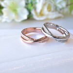 ☆新作ハワイアンインフィニティペアリング☆ 刻印無料 安心安全のサージカルステンレス 結婚指輪 新カラーブラック
