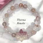 🉐SALE40%OFF ✨　天然石　ブレスレット　ピンクサゲ　フローライト　ノルディック❄️
