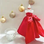 リカちゃんドレス🎀深紅のリボンドレス
