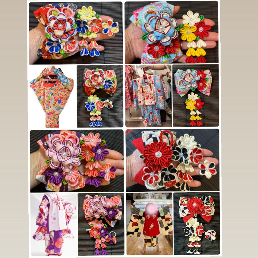 つまみ細工髪飾り七五三（オーダー受付中） - 桜 | minne byGMOペパボ