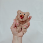 ②「つられたくま」　テディベア　ぬいぐるみ