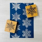 リアルな雪の結晶スタンプ