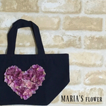 flower heartトートバック  