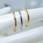 結婚・婚約に☆ 天然ダイヤモンド0.015ct 結婚指輪 マリッジリング .m