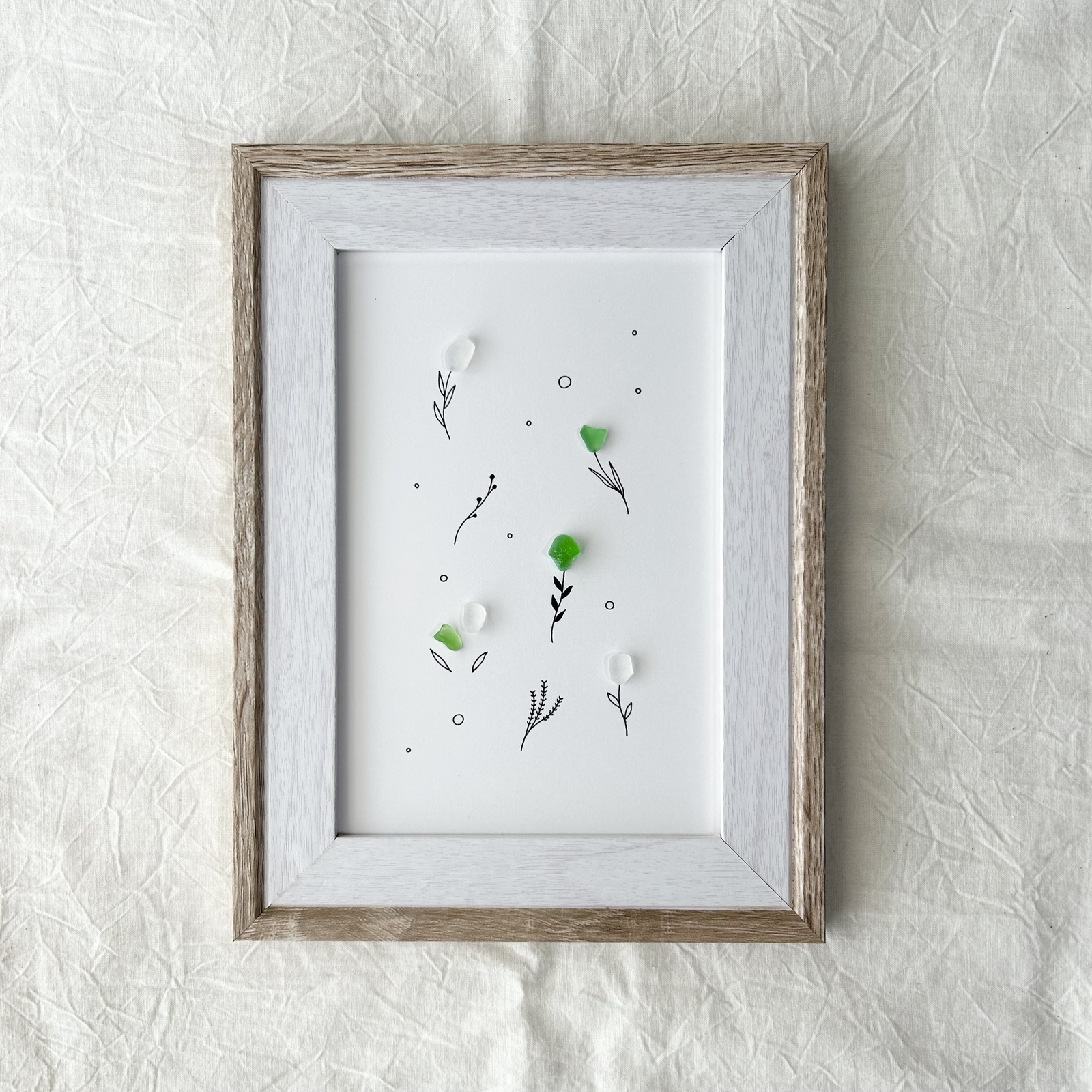 シーグラスアート『 autumn•*¨*•.¸♬︎』他2点 ?media_id=3522187613932798272